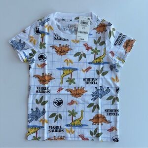 Jurassic Park Toddler Little Boys Short Sleeve T-Shirt Size 2T NWT NEW
